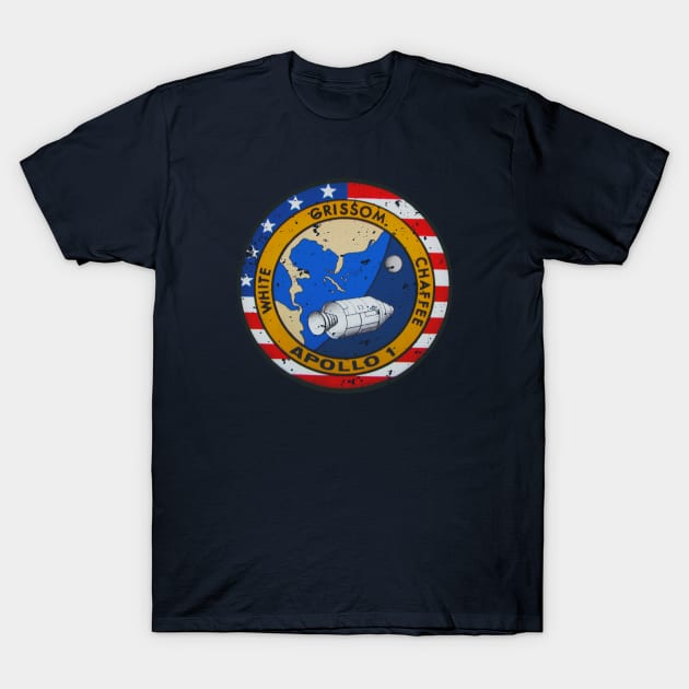 Apollo 1 Vintage Insignia T-Shirt by Distant War